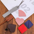 Factory Wholesale Fashion Pu Leather Bookmark Creative Gifts for Students Promotional Bookmarks