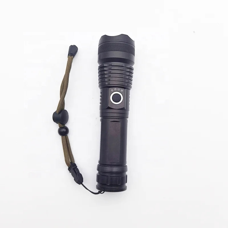 Richall Super Bright Waterproof Zoomable Usb Rechargeable Tactical Led Xhp50 Flashlight
