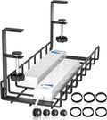 No Drill Cable Tray With Clamp for Desk Wire Management Computer Cable Rack for Office Home