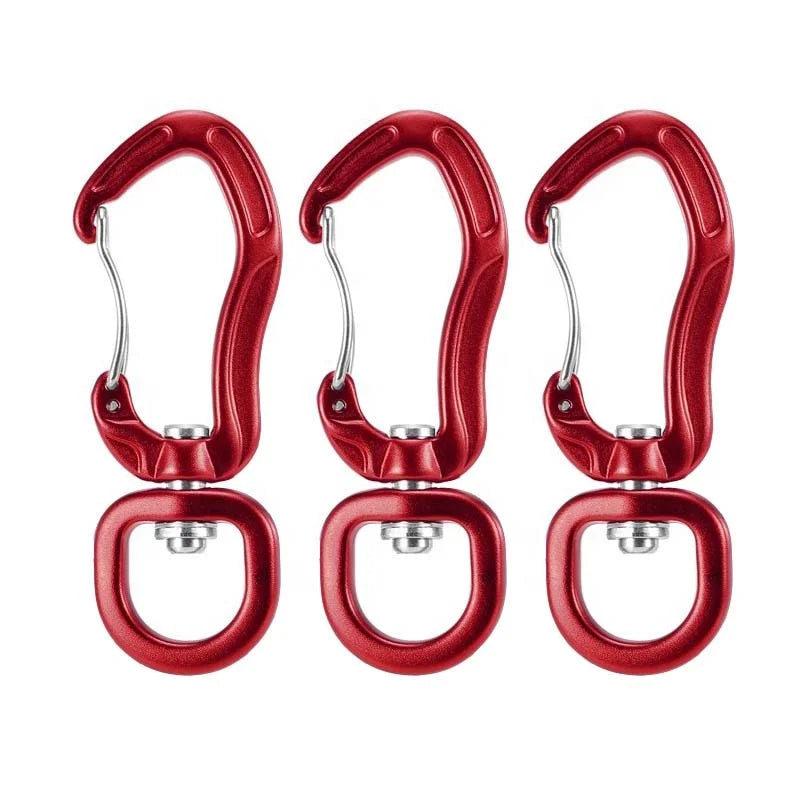 Small Keychain Clip Swivel Carabiner for Dog Leash Auto Locking Snap Hook Carabiner Clip for Pets Keys Backpacks