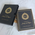 Factory Price Hard Covered Wedding Favor Box Design Clear Acrylic Invitation Card with Pull-Out Pocket Envelope