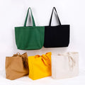 Recyclable Tote Bag Printed Cotton Canvas Shopping Bag Manufacturers Gift Cotton Canvas Tote Shoulder Bags for Shopping