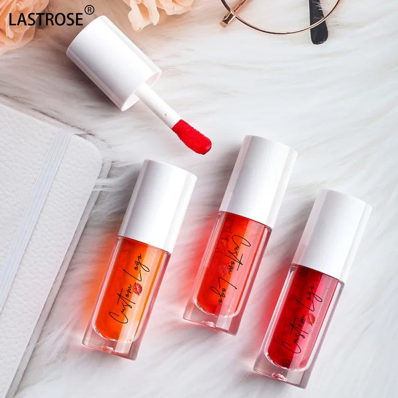 Waterproof Long Lasting Lip & Cheek Liquid Tint Plump Lipgloss Makeup Vegan Private Label Logo OEM Oil Based Liquid Lip Tint