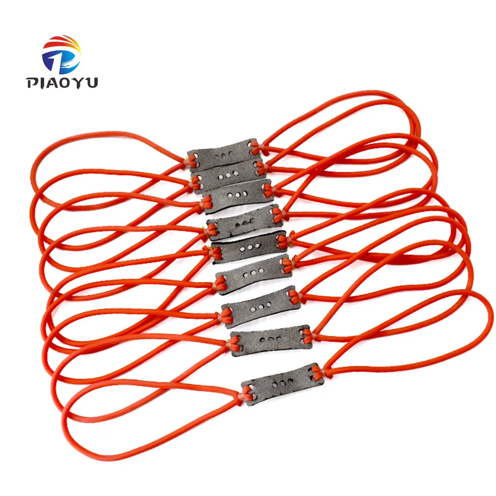 PIAO YU High Quality Red Traditional Rubber Band Hunting Accessories Outdoor Light Luxury Shooting Slingshot Accessories