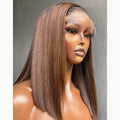 Wholesale Bulk Wigs Human Hair Lace Front Free Sample 1b Brown Ombre Colorful Lace Wigs Frontal with Pre Plucked Line