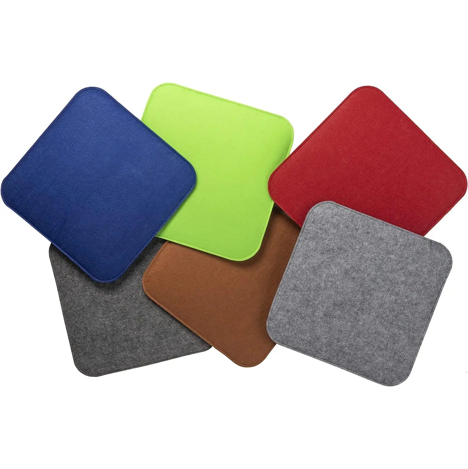 100% Polyester Colorful Custom 35cm Office Padded square Outdoor Felt Chair Cushion Seat Pads for Chair Bench