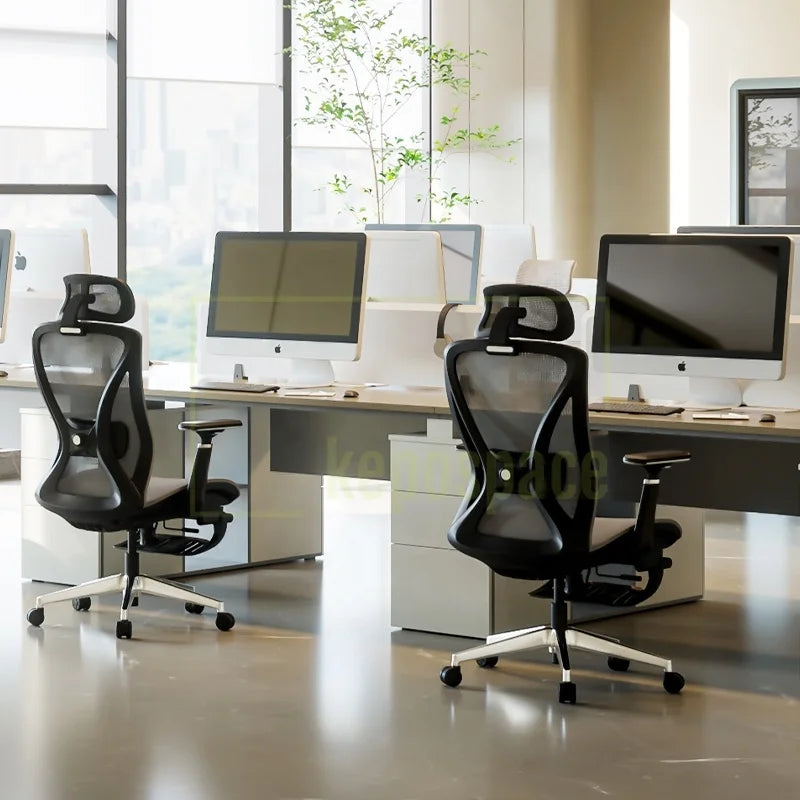 Kepospace Furniture Manufacture New Design Comfortable Swivel Computer Gaming Chair Ergonomic Mesh Office Chair