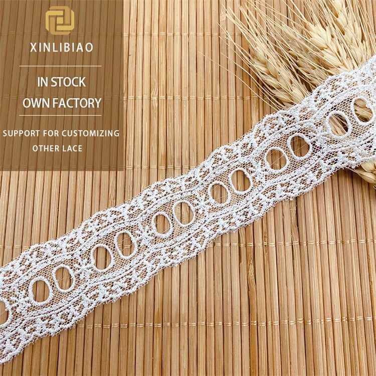 Net Fabric Embroidery Lace Lolita Clothing Accessories Multi-color Polyester Thin Mesh Lace Exquisite Net Eyelet Lace