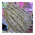 Natural 8-10mm Gold Rutilated Quartz Beads Loose Irregular Shape Gravel Pebble Gemstone Healing Energy Jewelry Making 15''