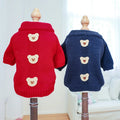 Wholesale Red lux Cashmere Wool Pet Sweaters for Small to Medium Dogs