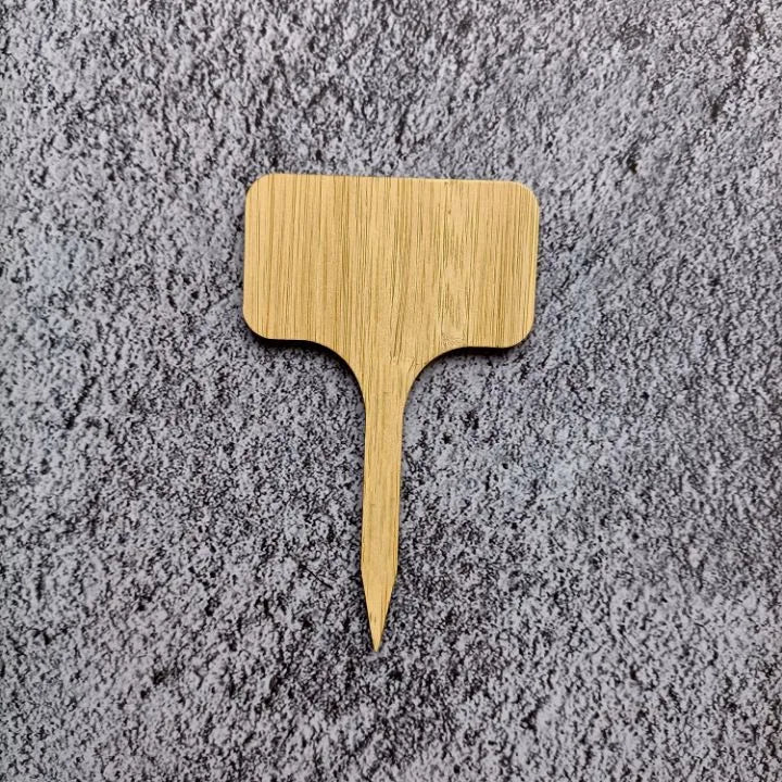 Wholesale Laser Cutting Blank Bamboo Plant Labels/ Tags/sign Garden Label