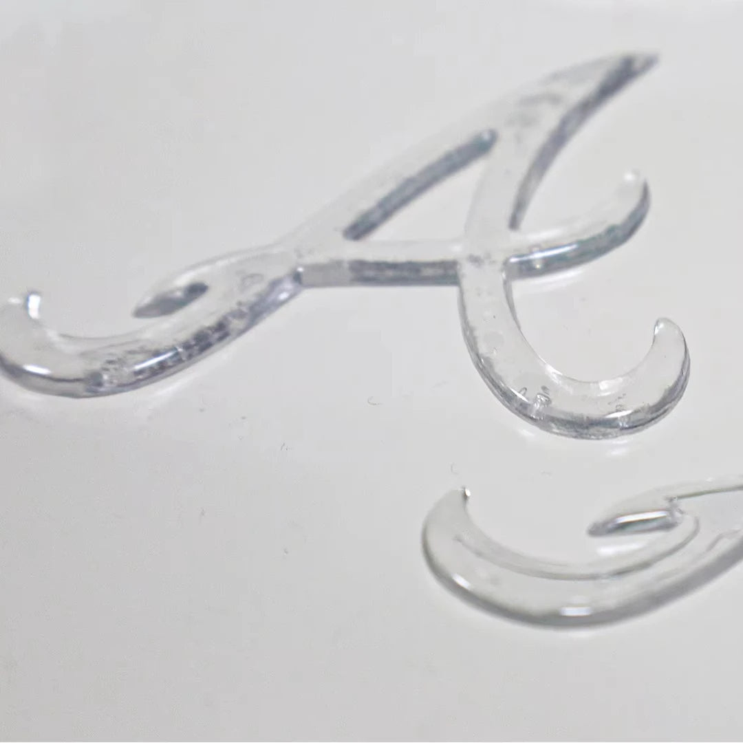 Custom Imitate Ice Semi Transparent Glossy TPU Logo Heat Transfer Label for Clothes