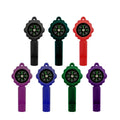 Camping Survival Emergency Keychain 2 in 1 Whistle with Lanyard Compass