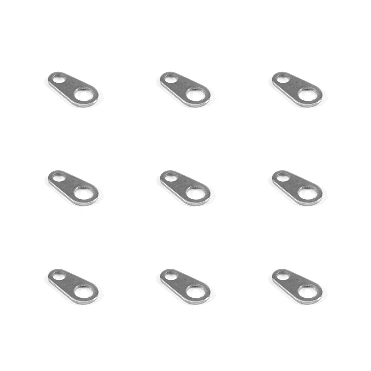 Small Stainless Steel Logo Pendants with Custom Engraved Tags Jewelry Findings & Components for Bracelets & Necklaces Brand Logo