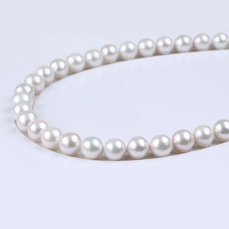 Zhuji Wholesale 11-13mm Top Quality Perfect Round Edison Pearls Strands Natural White Color