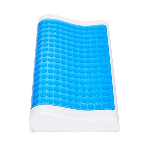 WJ-1102 Luxury Wave Shaped Memory Foam Gel Pillow for Neck Pain Relief with Neck Massage Soft Cervical Support Home Bedding