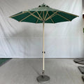 58mm Premium UV Protection Boho Sun Outdoor Umbrella Custom Print Frill Furniture Modern Design Portable Mechanism for Hotels