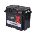 AC/DC Marine Outdoor Camping Solar Storage ABS Plastic Battery Box with IP54 LCD Display CE Certified 280Ah Capacity