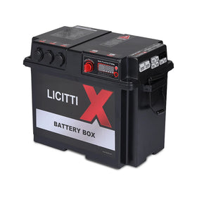 AC/DC Marine Outdoor Camping Solar Storage ABS Plastic Battery Box with IP54 LCD Display CE Certified 280Ah Capacity