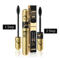 Professional Cosmetics  Mascara Waterproof  Base 2 in 1 Natural Eyelash Mascara Thick Curling 4D Double Head Mascara