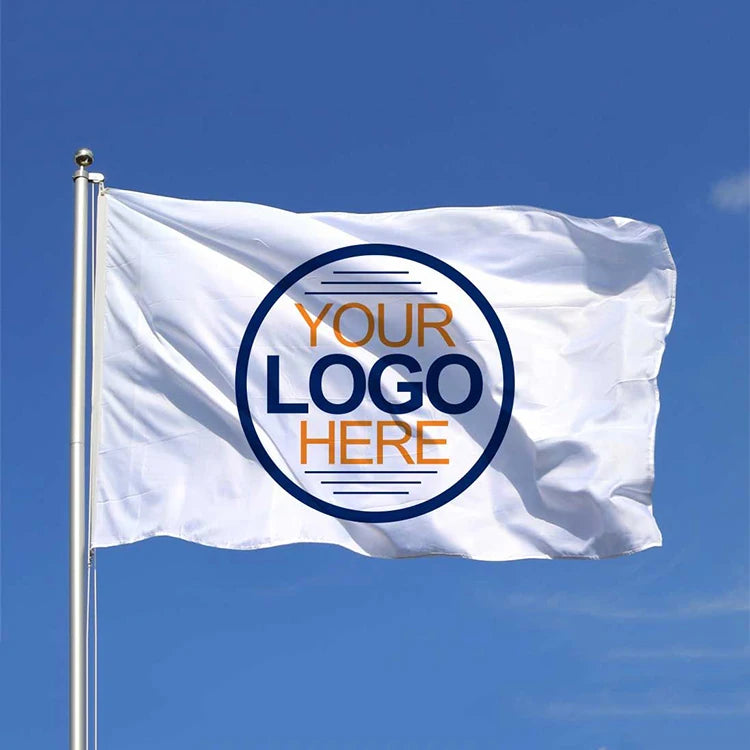 All Color Custom Flag Double Side Printing 100% Polyester Outdoor Flying Custom Flags and Banners