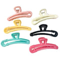 Elegant Colorful 13cm Trendy Jumbo Korean Acetate Chunni Safety Pin Hair Claw for Women