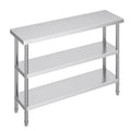 Commercial Kitchen Worktable Stainless Steel Workstation Metal Prep Table for Kitchen or Restaurant Use