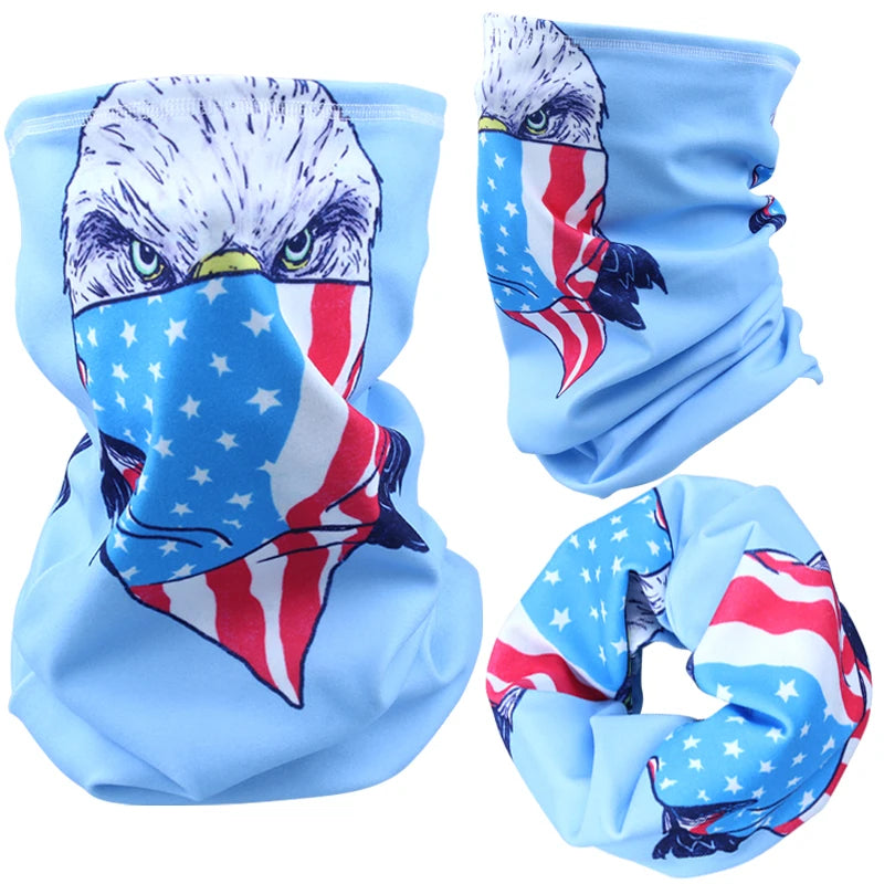 Winter Scarf Neck Warmer Gaiter Polyester Man Woman Velvet Warm Ski Face Mask Tube Circle Scarves