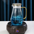 Hot Sale Modern Luxury Heat-resisting Shape Tea Juice Household Glass Water Pot Jug