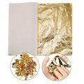 Ariste 28301 10pcs 5.5 Inch Shiny Gold Leaf Foil Metal Sheets UV Printing Casting European Folk Art for Christmas DIY Craft