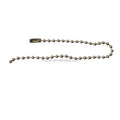 Factory custom Size Metal Round Bead Ball Chain for Decoration Silver Gold Ball Beaded Chain for Bag Decoration