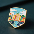 Personalized Custom Enamel Pin Soft Cartoon With Glitter Metal Badge Logo Maker UV Print Anime Hard Enamel Lapel Pin Custom