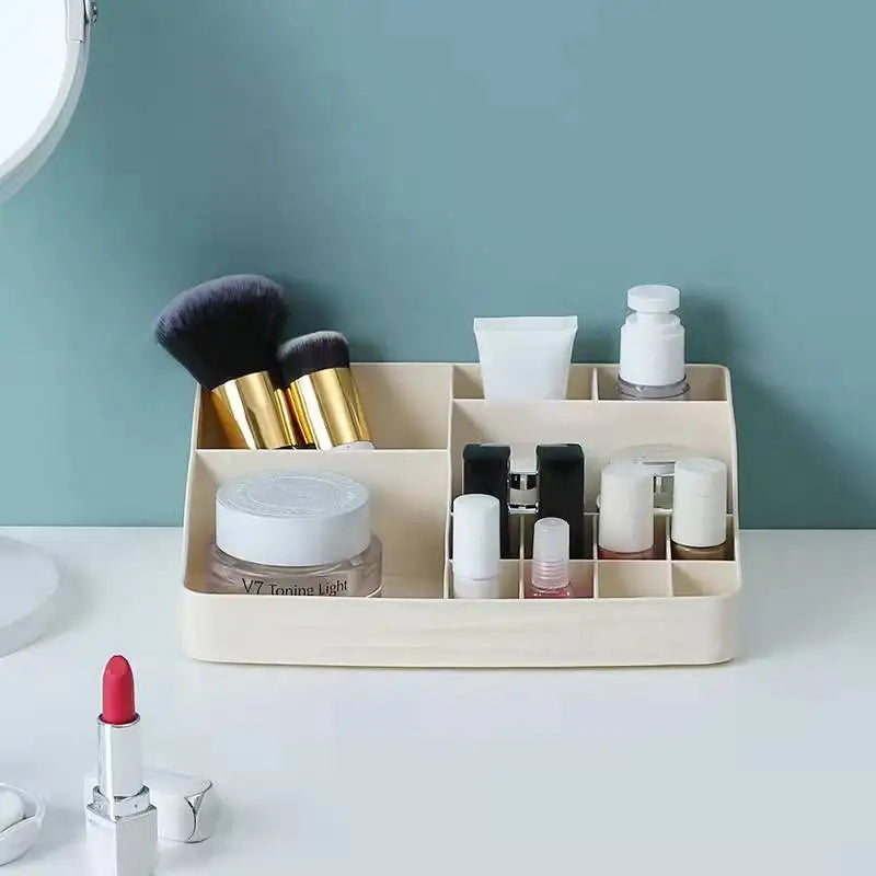 Wholesale Haogle Multifunctional Plastic Home Cosmetic Storage Lipstick Makeup Organizer Box Dormitory Desktop Storage