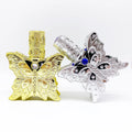 Wholesale Middle East Arabia 40ML Flat Butterfly Screw Cap Screen Printed Perfume Bottle