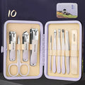 10psc Professional Manicure Set Personal Care Travel Kit Fancy Wedding Gifts Manicure and Pedicure Set for Guests