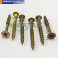 MALAXY Wood 4X18 Torx Chipboard Hex Socket Head With Knurled Phillips Square Recess Screws