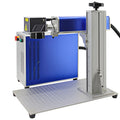 20w 30w  Rotary Rotating Marker Laser Medals Engraved Machine Portable Fiber Laser Marking Machine in China