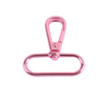 New Arrival Lovely Metal Pink Color Swivel Snap Hook Pink Oval Snap Hook