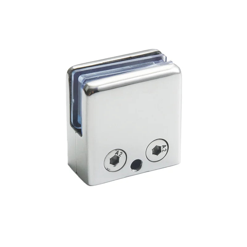 Glass Clip Holder 8 Mm Glass Brackets Clamps Square Corner Clip for Glass