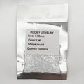 Factory Direct Sale 0.7mm-3.75mm Loose Round Melee Synthetic 12# White Sapphire Small Gemstone
