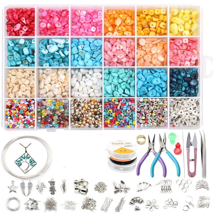 Irregular Shell Stone Beads Set for Jewelry Making for Earrings Necklaces Bracelets