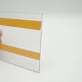 PVC Extrusion Profile Plastic Strip Plane Double Strip Self-adhesive Label Holder Price Display Label Holder of Supermarket