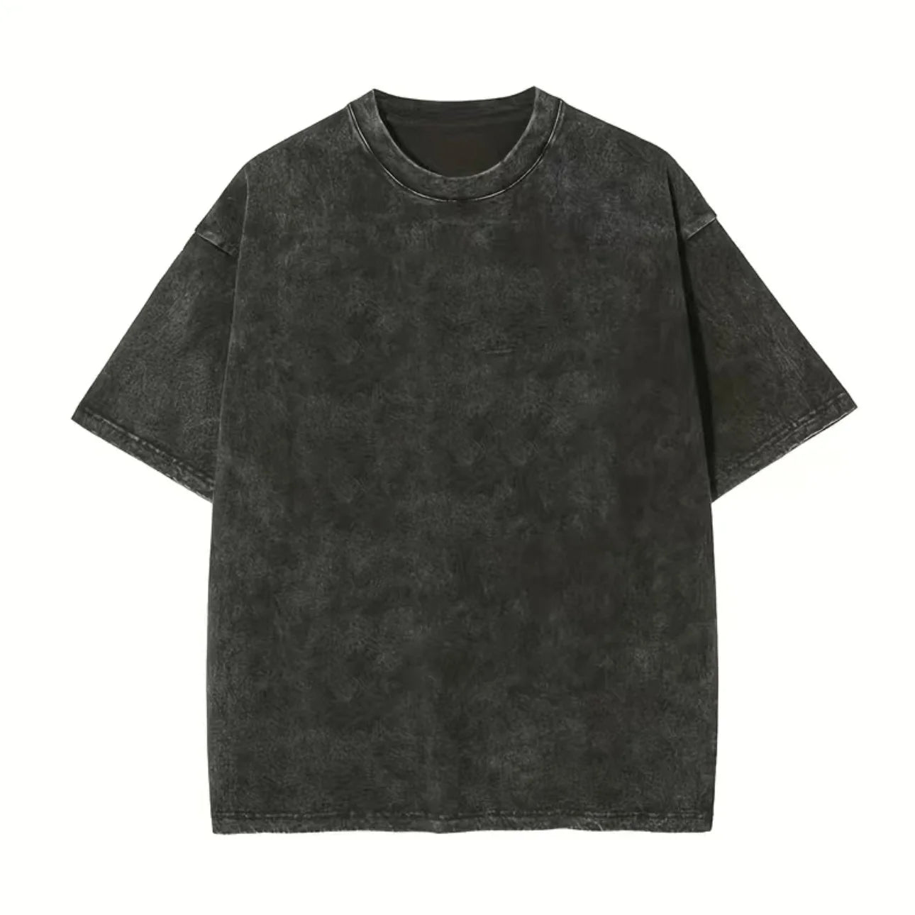 Streetwear Short Sleeves T-shirt Femme 230gsm 100%cotton Heavy Wash Vintage Oversized Down Shoulder t Shirt for Men