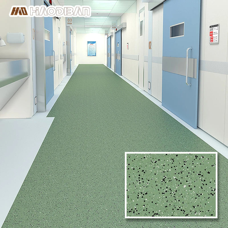 Antistatic Piso Vinil Para Hospital Operating Room Homogeneous Vinyl Floor