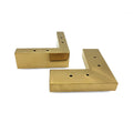 Unique Decorative Kitchen Cabinet Brush Brass Feet Support Legs SL-181B