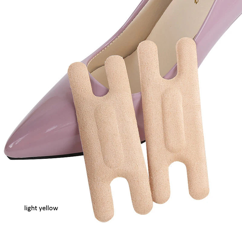 Shock Proof Lady High Shoes H Shape Soft Silicone Gel Pads Liner Inserts Anti slip Heel Grip Sticker