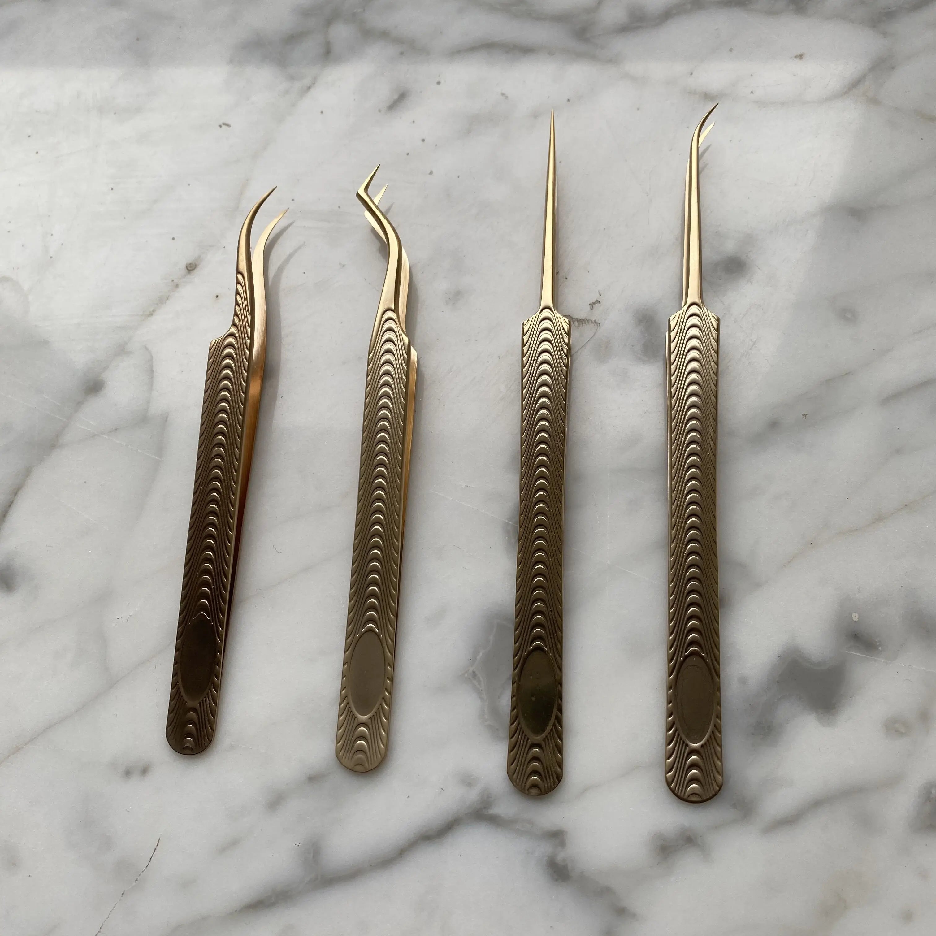 Customized Box for Eyelash Extension Tweezers Stainless Steel Pointed Tip