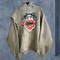 Wholesale Custom Printing Vintage Acid Washed Pullover Hoodie French Terry Luxury Heavy Weight Oversized Hoodie Men