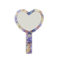 PDANY Hot Sale Immaculate Spotless Hand Held Mirror Eco Friendly Material Cellulose Acetate Distortion Free Compact Mirror