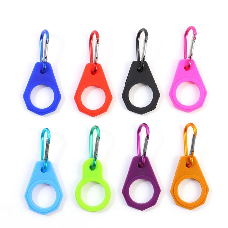 Silicone Water Bottle Carabiner Holder Clip in Stocks